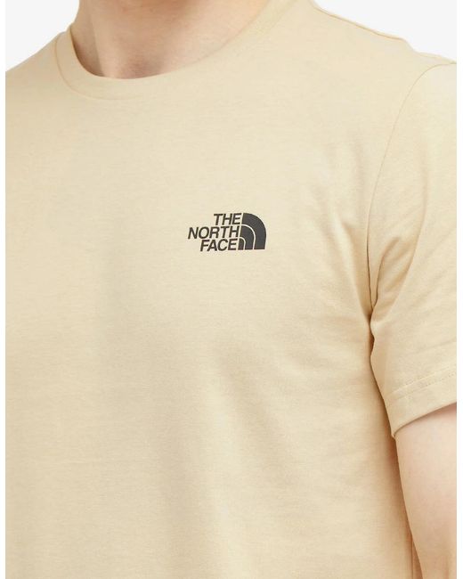 The North Face Natural Simple Dome T-Shirt Gravel for men