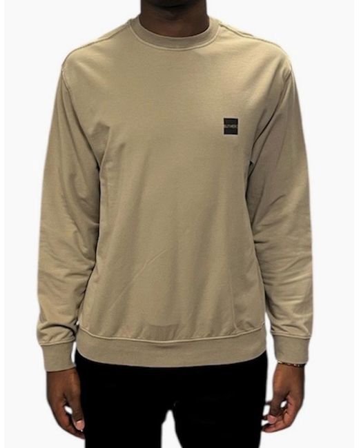 OUTHERE Natural Small Logo Sweatshirt for men