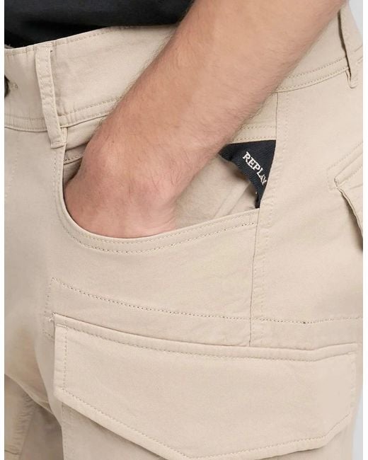 Replay Natural Joe Cargo Pants for men