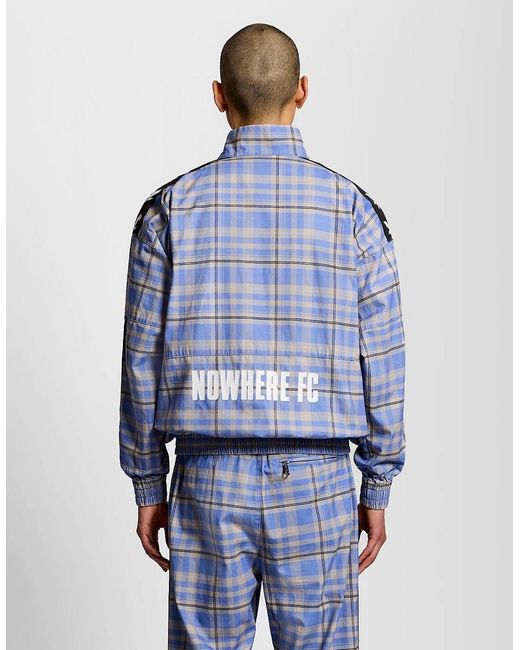 Lyle & Scott Blue Plaid Drill Top for men