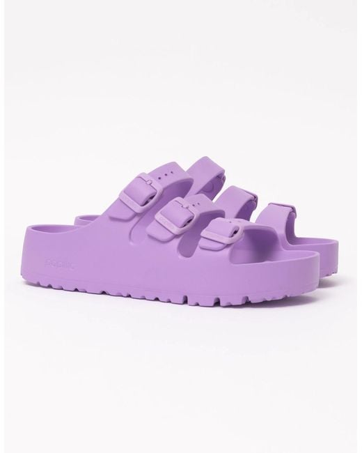 Birkenstock Purple Papillio Florida Eva Platform Sandals