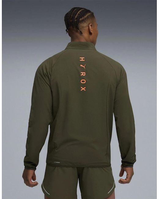 PUMA Green X Hyrox Ultraweave Performance Training Jacket for men