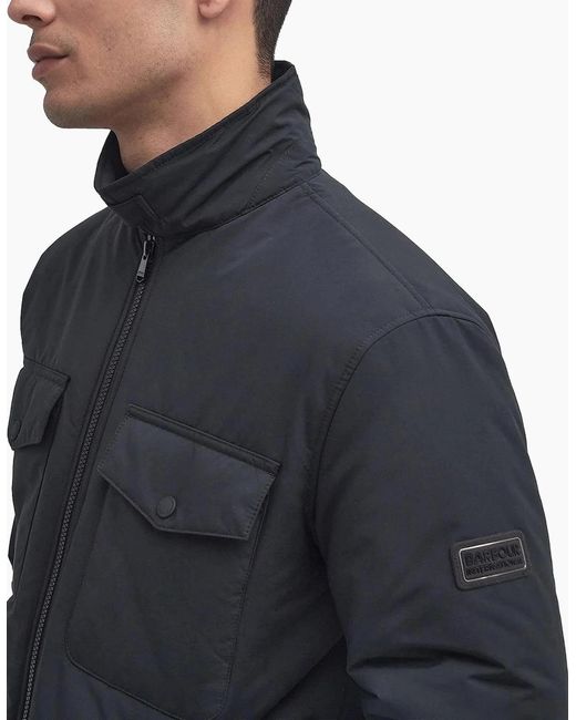 Barbour Black Distill Quilted Jacket for men