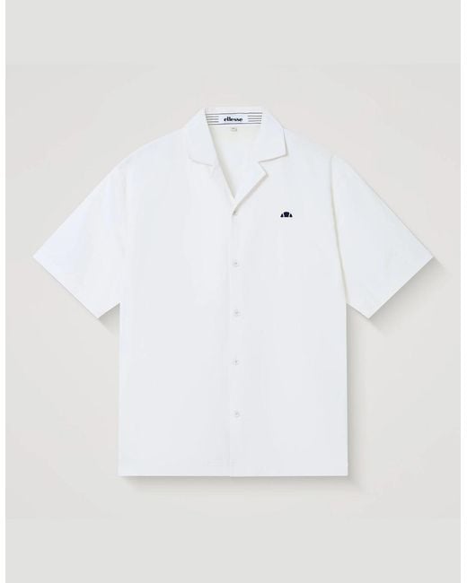 Ellesse White Pasiano Shirt for men