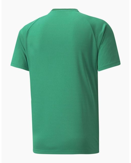 PUMA Green Teamvision Jersey T-Shirt for men