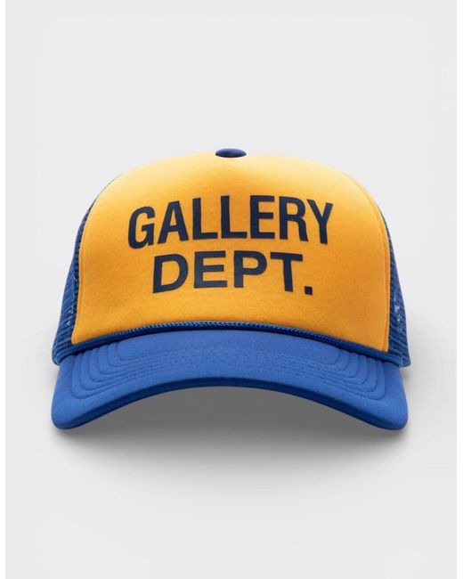 GALLERY DEPT. Blue Gd Logo Trucker for men