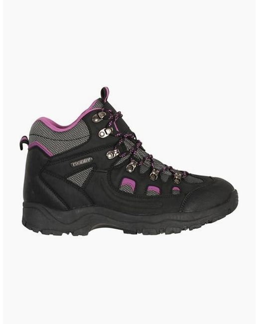 Mountain Warehouse Black Ladies Adventurer Waterproof Walking Boots