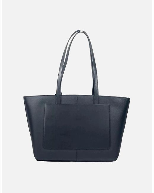 Michael Kors Blue Large Top Zip Tote Bag With Hardware