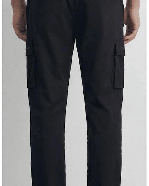 883 Police Black Savoco Cargo Pants for men