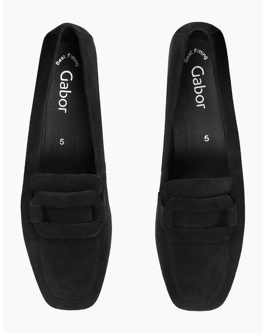 Gabor Black Great Loafers