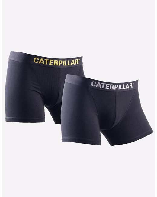 Caterpillar Blue Boxer Shorts 2-Pack /Charcoal for men