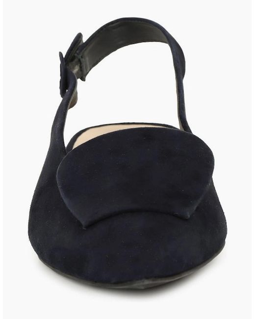 Paul Green Black Kaia Slingback Sandals
