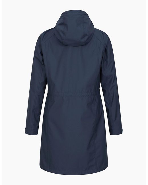 Mountain Warehouse Blue Ladies Ioana Longline Soft Shell Jacket