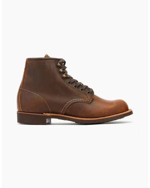 Red Wing Brown Blacksmith Copper Boots for men
