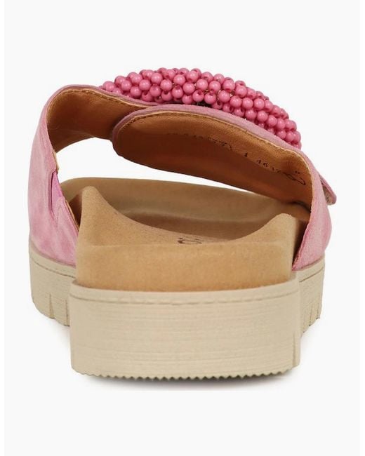 Gabor Pink Everly Mule Sandals