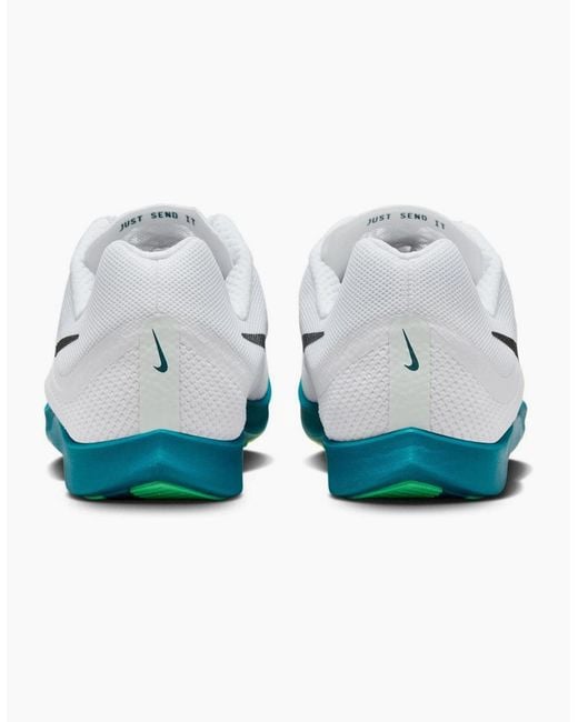 Nike Blue Zoom Rival Distance Track Running Spikes for men