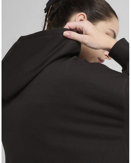 PUMA Black Essentials Oversized Hoodie