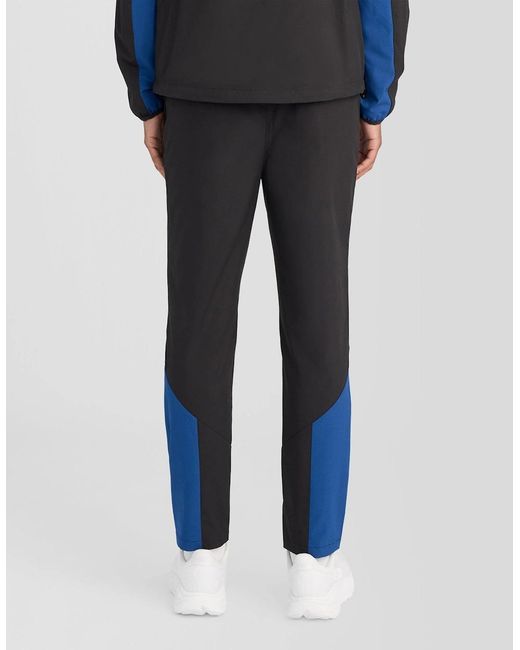 Lyle & Scott Black Sports Panelled Track Pants for men