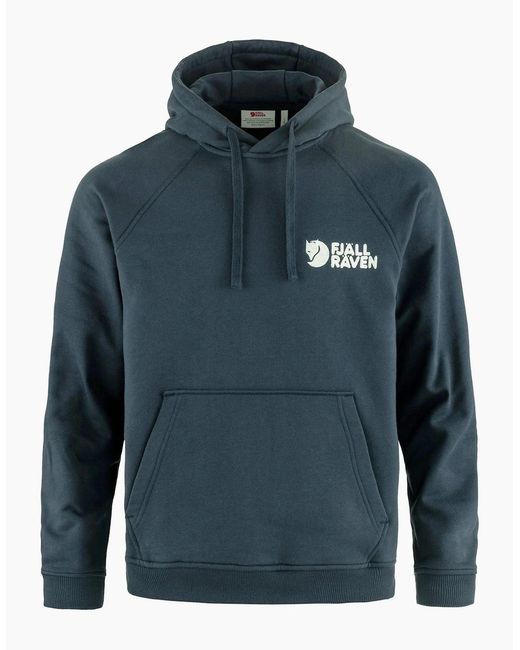 Fjallraven Blue Fjällräven Classic Overhead Hoodie for men