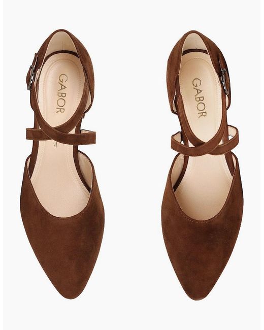 Gabor Brown Gisele Open Court Shoes