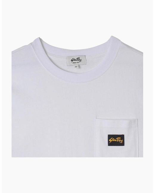 Stan Ray White Patch Pocket T-Shirt 1 for men