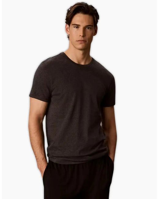 Calvin Klein Black 3-Pack Cotton Classics T-Shirts, /Charcoal for men