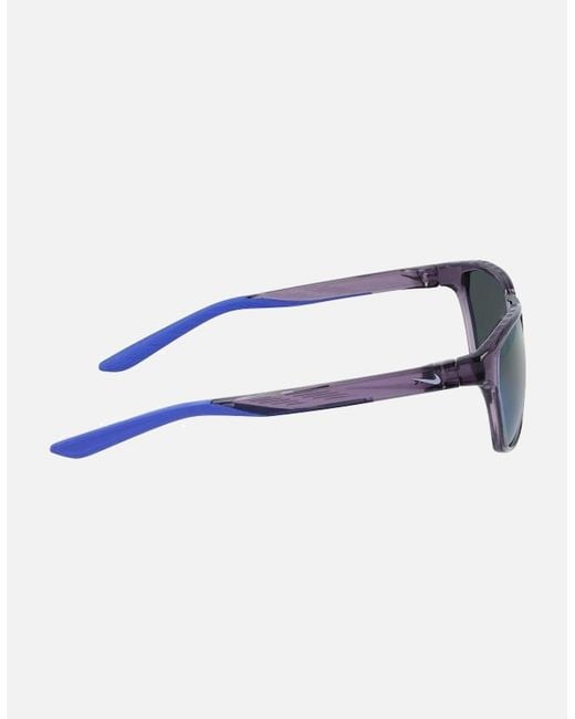 Nike Purple Maverick Rise Mirror Sunglasses for men