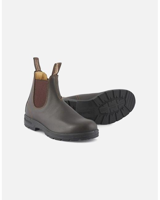 Blundstone Brown 550 Classic Pull On Boots Walnut