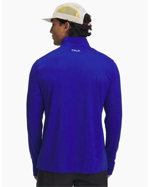 Under Armour Blue Launch Trail T-Shirt for men