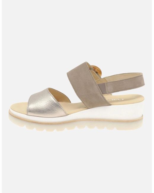 Gabor Multicolor Yeo Wedge Mid Heel Sandals