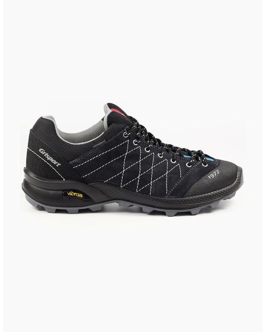 Grisport Black Argon Walking Shoes for men