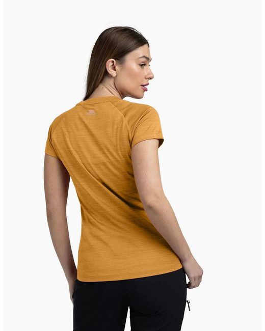 Trespass Orange Ladies Vickland Tp75 Active T-Shirt