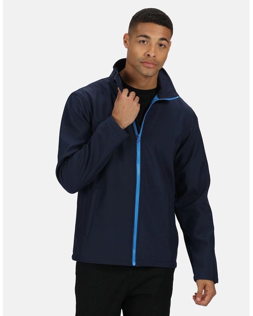 Regatta Blue Standout Ablaze Printable Softshell Jacket for men