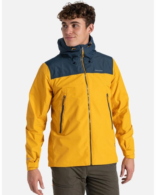Craghoppers Yellow Vanth Waterproof Jacket for men