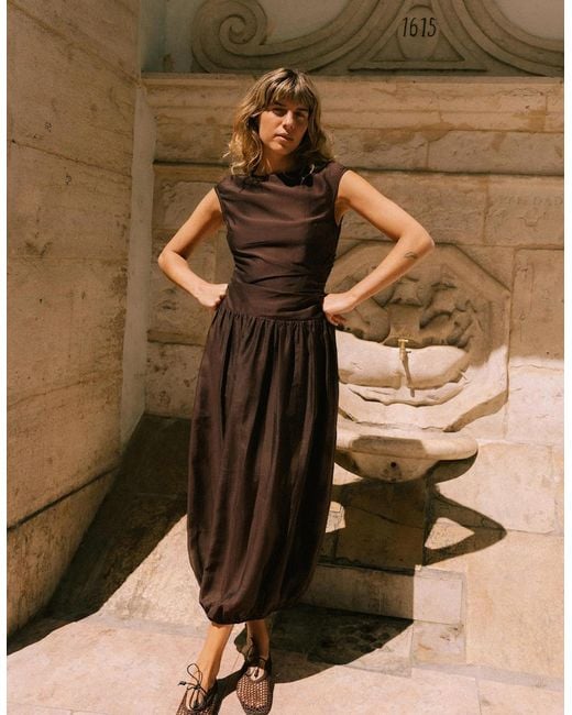 No Emotions UK Brown The Dora Dress