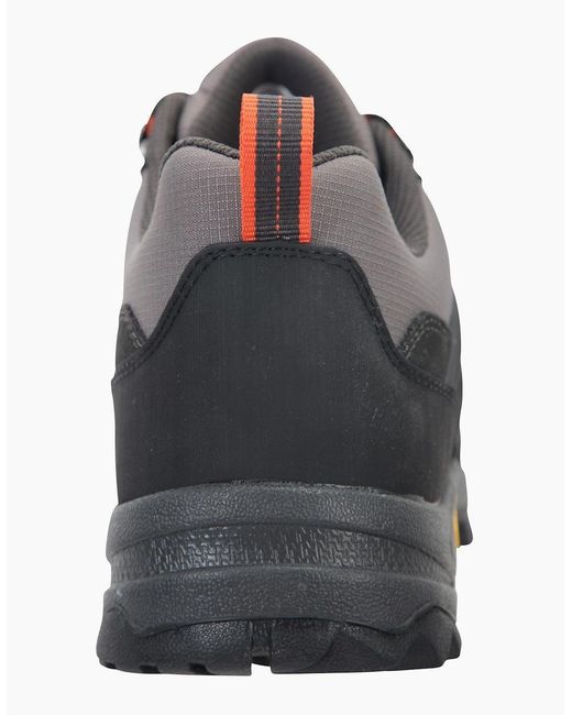 Mountain Warehouse Gray Storm Suede Isogrip Walking Shoes for men