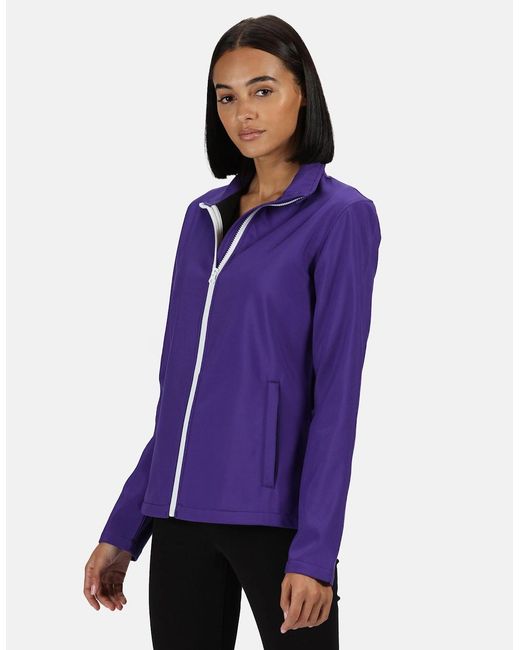 Regatta Purple Professional /Ladies Printable Soft Shell Jacket