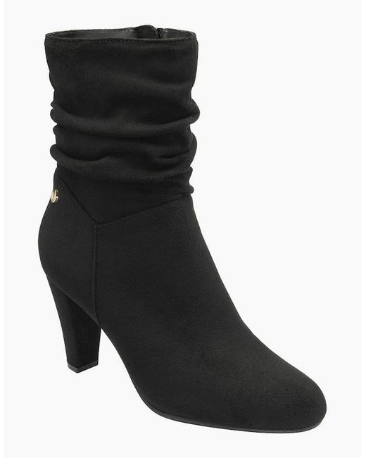 Lotus Black Tivona Ankle Boots