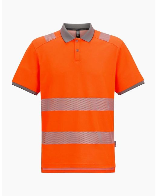 Regatta Orange Adult Polycotton Hi-Vis Polo Shirt