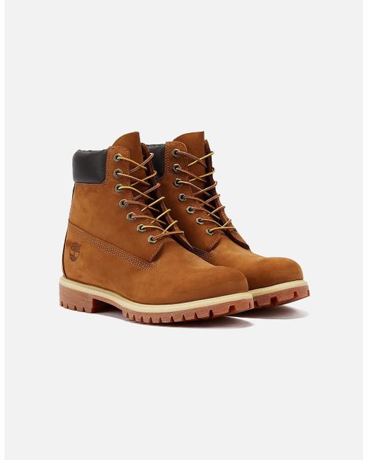 Timberland Brown 6 Inch Premium Rust Boots for men