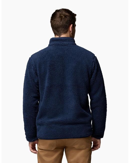 Columbia Blue Rugged Ridge High Pile Full Zip Fleece Jacket for men