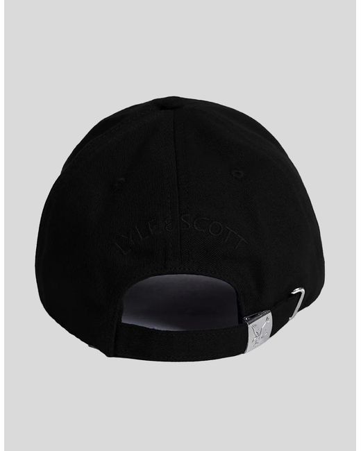 Lyle & Scott Black Baseball Cap for men