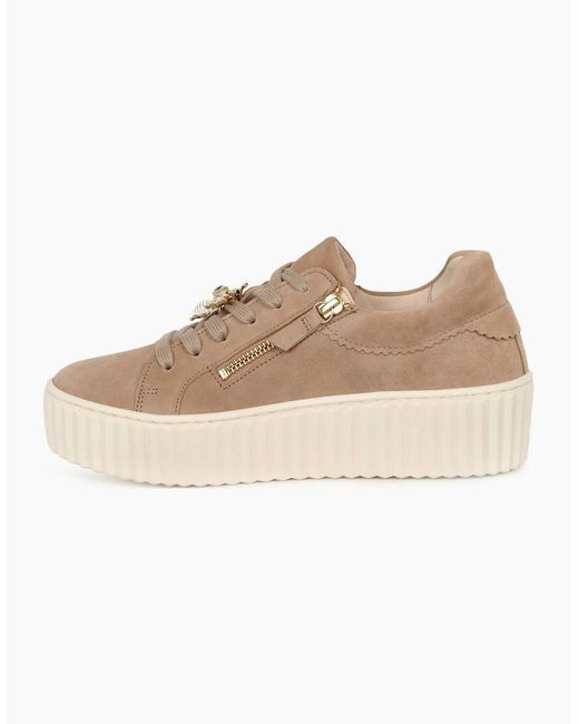 Gabor Natural Dotcom Trainers
