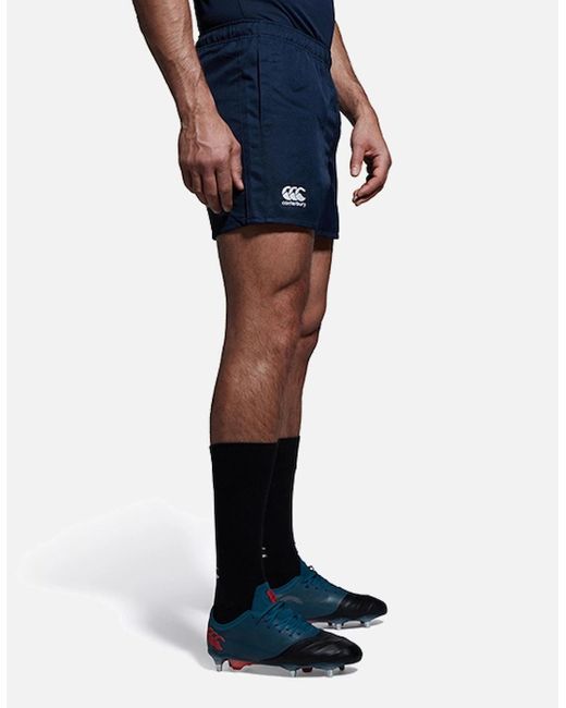 Canterbury Blue Professional Polyester Shorts for men
