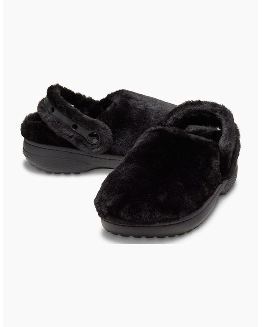 CROCSTM Black Classic Unfurgettable Polyester Clogs for men