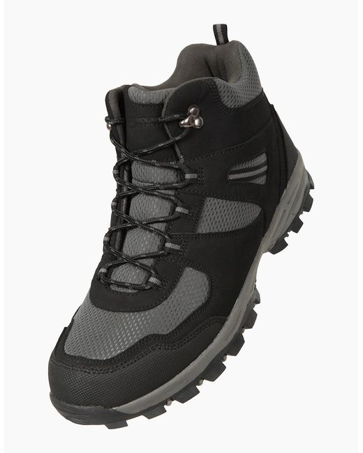 Mountain Warehouse Black Mcleod Wide Walking Boots for men