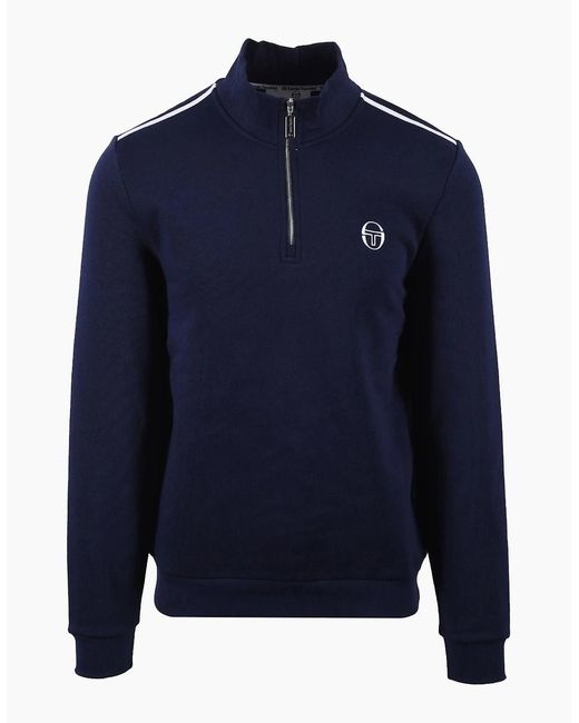 Sergio Tacchini Blue Locchi Half Zip Maritime for men