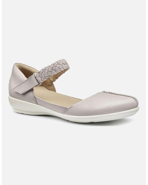 Hotter White Lake Mary Jane Shoes