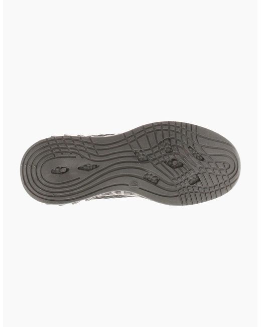 Apache Black Chunky Trainers Knit Effect Sky Slip On Uk Size