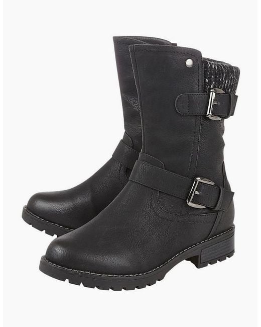 Lotus Black Jemima Boot